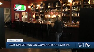 Cracking down on COVID-19 regulations