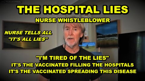 WHISTLEBLOWER - NURSE SAYS HOSPITALS ARE LYING AND MURDERING PATIENTS WHILE COVERING UP EVERYTHING