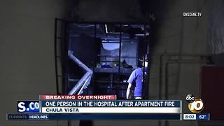 2 children injured in Chula Vista apartment fire