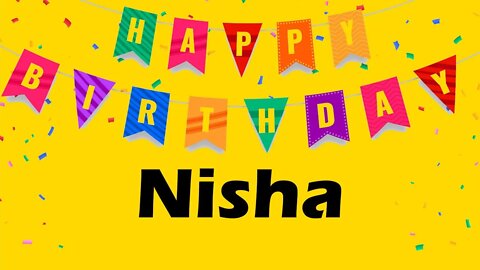 Happy Birthday to Nisha - Birthday Wish From Birthday Bash