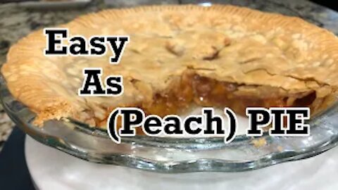 How to Make an Easy as (Peach) Pie - Amazin' Cookin'