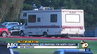 Homeless parking site proposed for North County