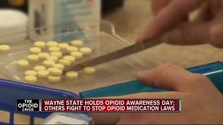 Wayne State holds opioid awareness day, others fight to top opioid medication laws