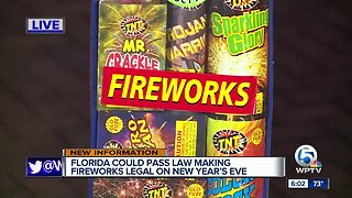 Florida bill aims to legalize fireworks during Memorial Day, Independence Day and New Year’s Eve