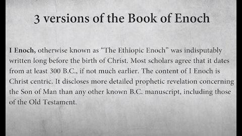 The Book Of Enoch 📜 | 3 Versions? | 10:26 | Timothy Alberino | Excerpt ✂