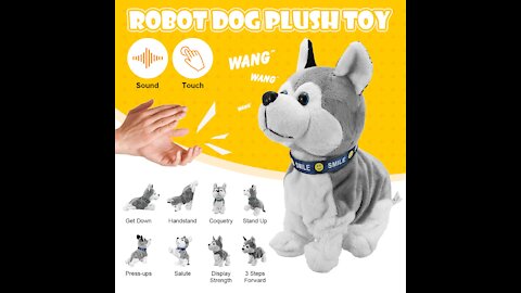 Robot Dog Plush Toy