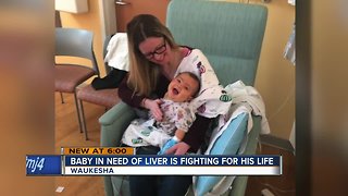 Waukesha family desperate for liver donor for infant