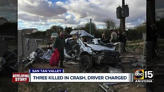 Three teens killed in crash