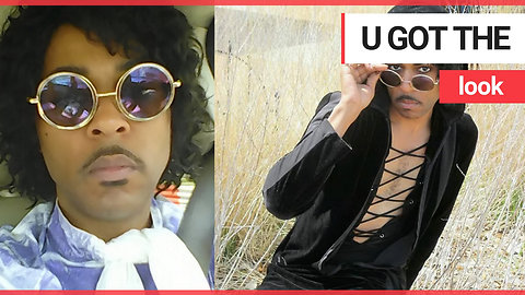 Man bears striking resemblance to the late superstar Prince