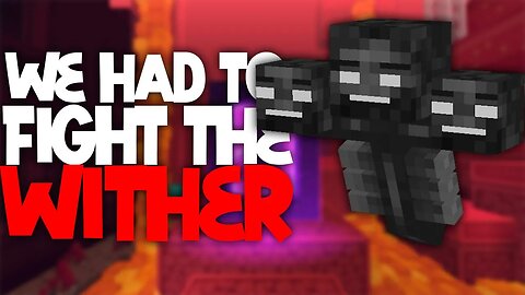 We Had To Fight The Wither In Minecraft Nerf World