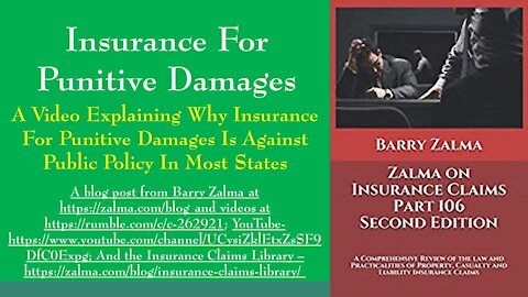 Insurance for Punitive Damages