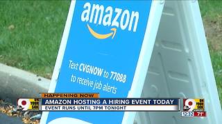 Amazon hosts hiring event today