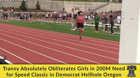 Tranny Absolutely Obliterates Girls in 200M Need for Speed Classic in Democrat Hellhole Oregon