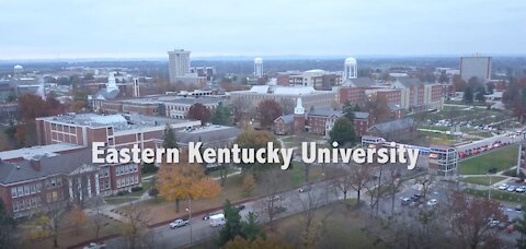 Aerial view of Eastern Kentucky University