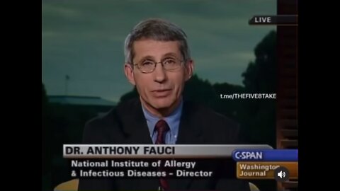 Young Dr. Death Fauci rats on old Dr. Death Fauci!