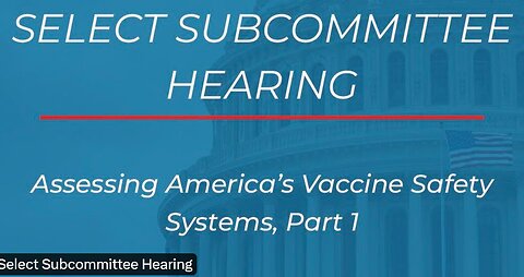 Vaccine safety congressional hearing