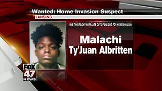 Lansing police looking for home invasion suspect