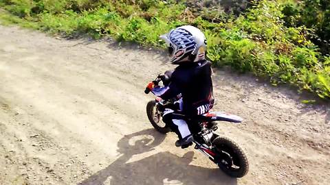 Two-Year-Old Masters Professional Motocross Track