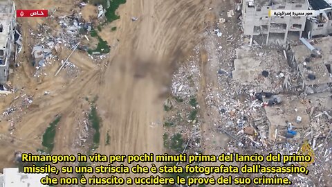 Al Jazeera - Un drone israeliano che insegue e uccide 4 civili palestinesi a Khan Younis