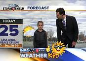 Meet Ella! Our weather kid of the week!