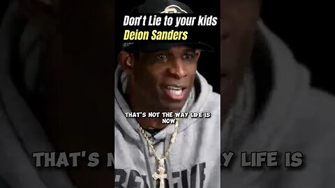 Deion Sanders doesn't lie to his kids #deionsanders #motivation #coloradofootball
