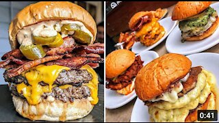 So Yummy Cheesy Beef Burger Recipe | Amazing Cooking Hacks | For Real Foodie