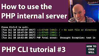 3: How to use the PHP internal server - PHP CLI Course