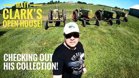 Matt Clark's Oliver Tractor And Memorabilia Open House: I Show You Some Of His Collection!