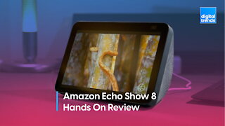 Amazon Echo Show 8 (2021) Review: It adds a camera that tracks you
