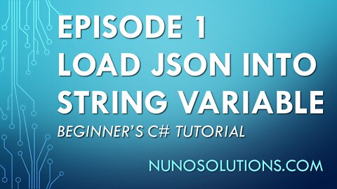 C# - JSON File to String