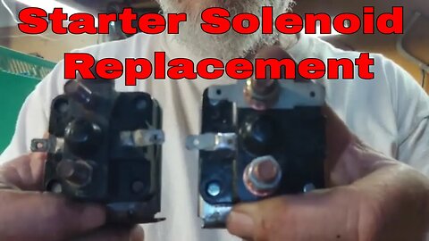 Triumph Spitfire Starter Solenoid Replacment - Kind Of!! #triumphspitfire #starter solenoid