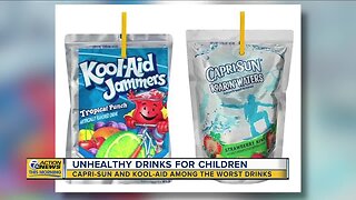 These are among the most unhealthy drinks for children