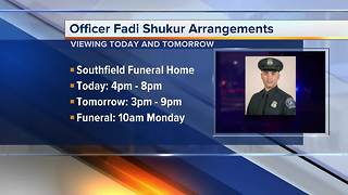 Flags to be lowered in honor of fallen Detroit Officer Fadi Shukur