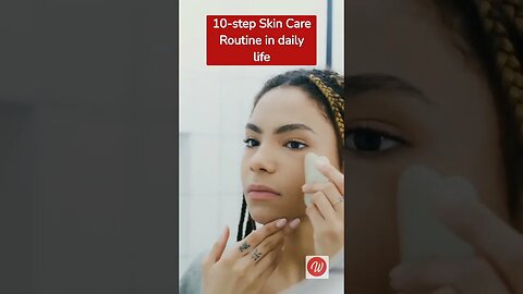 10 step Skincare Routine in daily life #shortsfeed #health #viral #youtubeshorts