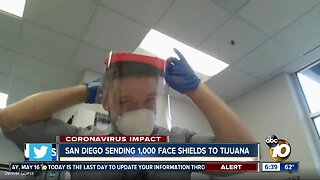 San Diego mayor: 1,000 face shields being sent to Tijuana