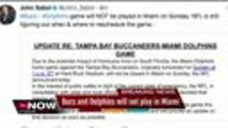 Bucs-Dolphins game moved from Miami due to Irma
