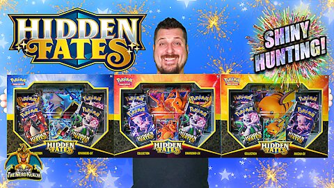 Hidden Fates Collection Box Set | Shiny Hunting | Pokemon Cards Opening