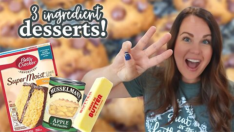 EASY FALL DESSERTS ANYONE CAN MAKE | 3 INGREDIENT EASY DESSERTS