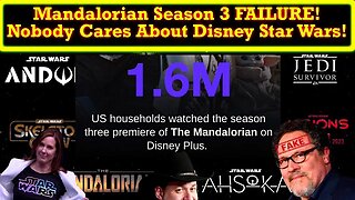 The Mandalorian Season 3 Is A FAILURE! No One Is Watching Disney Star Wars!