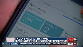 Alien fanfare hits home