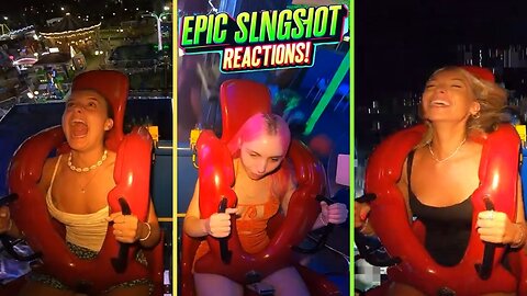 Adrenaline Unleashed: Extreme SlingShot Rides & Wild Reactions!