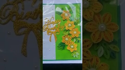 Creative Paper Quilling Cards#shorts #youtubeshorts #viral #trending#ArtnCrafts@chcreation moratuwa