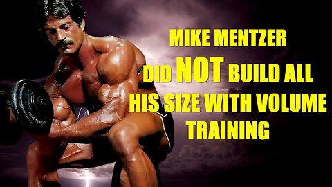 Mike Mentzer: "I Did Not Build All My Size With Volume Training"