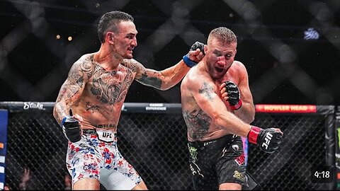 Max Holloway KOs Justin Gaethje to Win the BMF Belt at UFC 3 #wwe