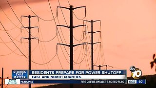 Power shutoffs begin for many East County residents