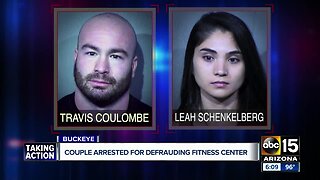 Couple arrested for defrauding fitness center