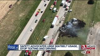 Safety advocates urge buckling up and stop texting and driving after deadly crashes