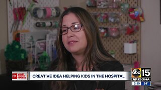 Nick's Heroes: Valley woman creates special covers for kids' IV bags