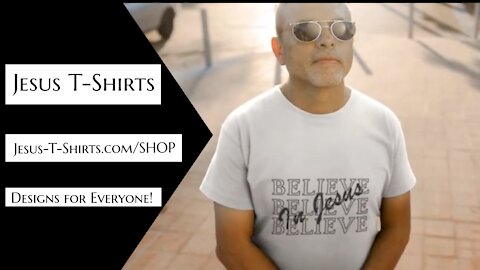 Believe In Jesus T-Shirts Mockup Video by Jesus T-Shirts
