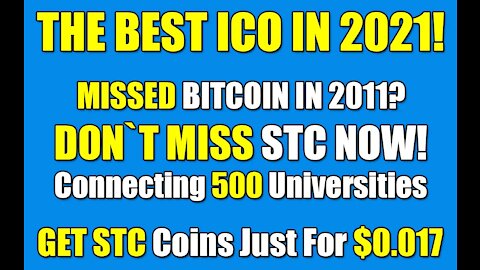 Student Coin ICO - The Best ICO Of 2021